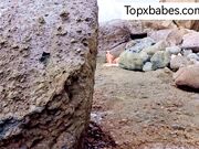 SEGA IN SPIAGGIA: ritrovo le due puttanelle che hanno v