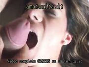 Le inondo letteralmente la faccia di sborra - Amatorial