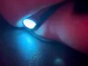 Plug anale luminoso così non la perdo di notte