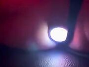 Plug anale luminoso così non la perdo di notte