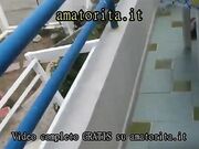 BBW matura italiana pompa e scopa in veranda vista mare