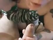 Pompini amatoriali - Fidanzata maiala mi succhia il caz