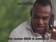 Ev@ G3n3rosi in trio interraziale con nero che le sfond