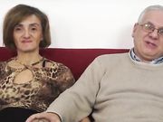 Coppia di nonni italiani scopano in un casting porno