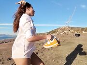 La1la Sc4rlett Backstage outdoor