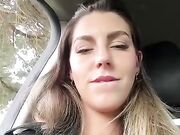 Car sex esibizionista italiana outdoor