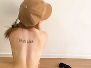 Scopata in piedi e sborrata sulle tette OF