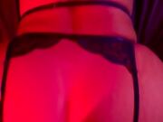 In intimo moglie prendendolo a pecora