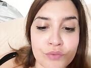 Tettona italiana si sditalina in live