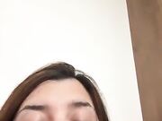 Tettona italiana si sditalina in live