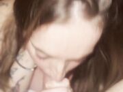 Riempita di sperma la bocca dopo bella pompa