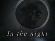 Nella notte, per strada.