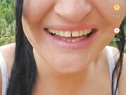 Milf tettona sbocchina cazzo al parchetto