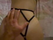 Scopata a pecorina in lingerie