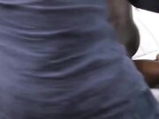 Threesome italiana trivellata nel culo da 2 cazzi neri
