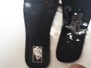 Massive cum explosion on Vans insoles
