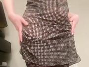 Strip seducente moglie in autoreggenti