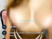 Rebecca Barbado onlylovestella si spoglia e fa pompini