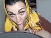 Stepmom Milf araba scopata col velo