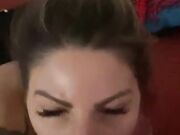 L'italiana Lilly Ver0ni sborrata in faccia