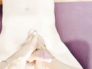 Foojob piedi sensuali moglie POV