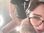 Centrifuga vaginale con footjob e sperma sui piedi