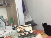 Scopata forte e sborrata sulle tette