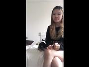 Teen asiatica italiana su periscope