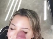 fidanzata si fa sborrare in faccia