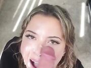 fidanzata si fa sborrare in faccia