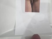 Tributo e sborrata su mia moglie