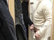 Segato in camerino da mia moglie