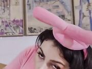 Cosplay Teletubbies spagnola e pecora con crampie