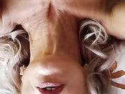 Maturo lecca la fica a Milf tettona bionda