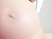 Moglie incinta masturba cazzo con la fica