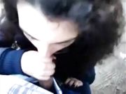 Alla fidanzata va la sborra di traverso