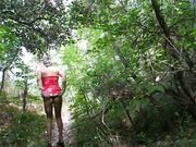 Passeggiata travestito nel parco Sistiano Trieste
