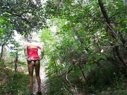 Passeggiata travestito nel parco Sistiano Trieste
