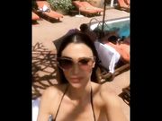 Cecilia Capriotti in vacanza a Capri