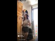 Giulia balla live su instagram