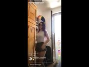 Giulia balla live su instagram