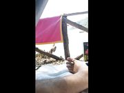 Sega in tenda in spiaggia