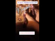 Dedica fetish Veronica Maya per li amici napoletani