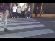 Ragazza in leggings gnocca