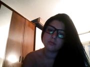 Ragazza italiana tettona si masturba su periscope