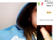 Italiana ammira superdotato che si sega in cam