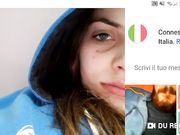 Italiana ammira superdotato che si sega in cam
