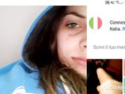 Italiana ammira superdotato che si sega in cam