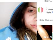 Italiana ammira superdotato che si sega in cam