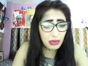 Ragazza italiana chubby tatuata con piercing in webcam